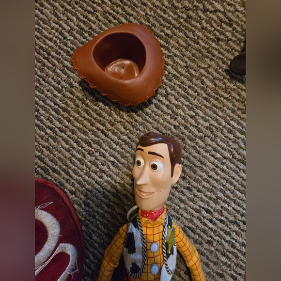 Disney Pixar Toy Story Woody Pull String Dont Work 15"  Figure Thinkway Doll - Picture 2 of 3